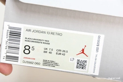 Hyperoad Retro Flint” “Black 13 Jordan Air 1205